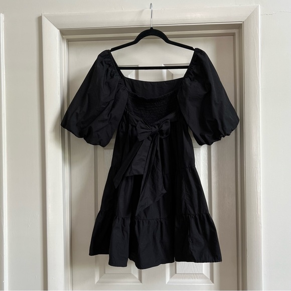 FAITHFULL THE BRAND eryn mini dress black small - Picture 8 of 10